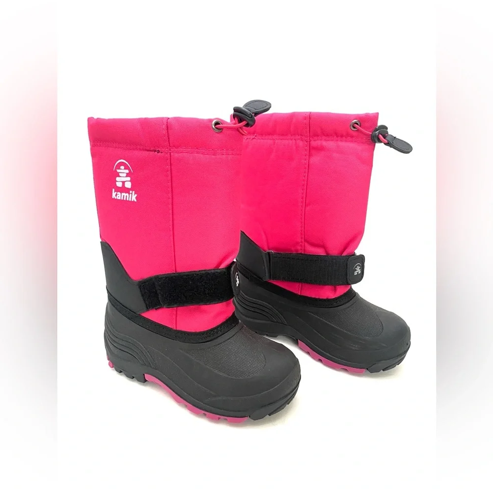 Kamik Youth Waterproof Adjustable Winter Snow Boots (Boots Only)
